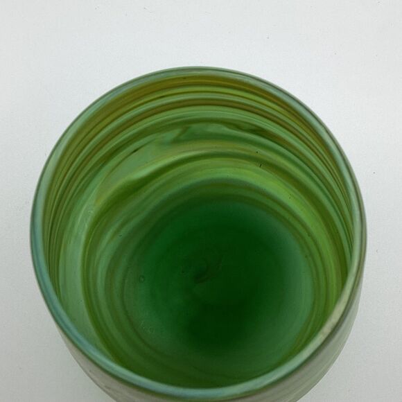 Hebron Phoenician Glass Artwork Candle Holder Tumbler Handmade Decoration - Picture 3 of 4